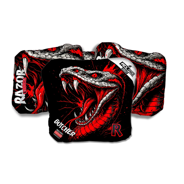 Butcher PRO Viper Black Series Cornhole Bags