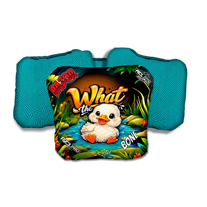Bone PRO WTD Teal Back Cornhole Bags