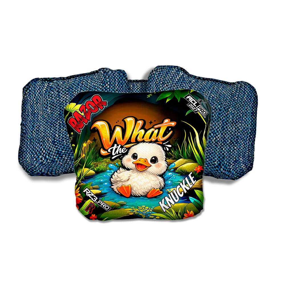 Knuckle PRO WTD Blue Back Cornhole Bags