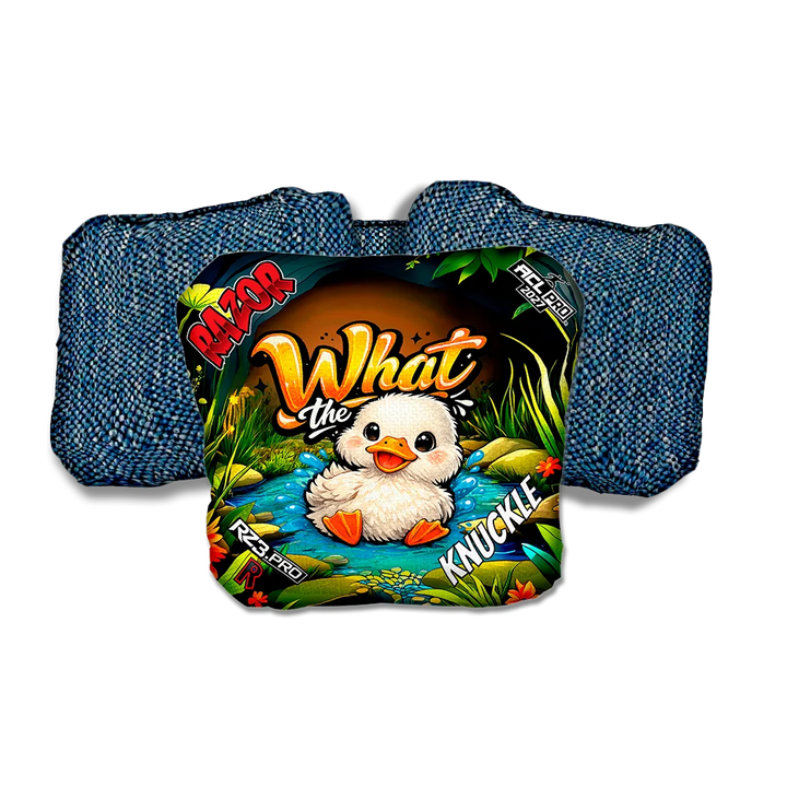 Knuckle PRO WTD Blue Back Cornhole Bags