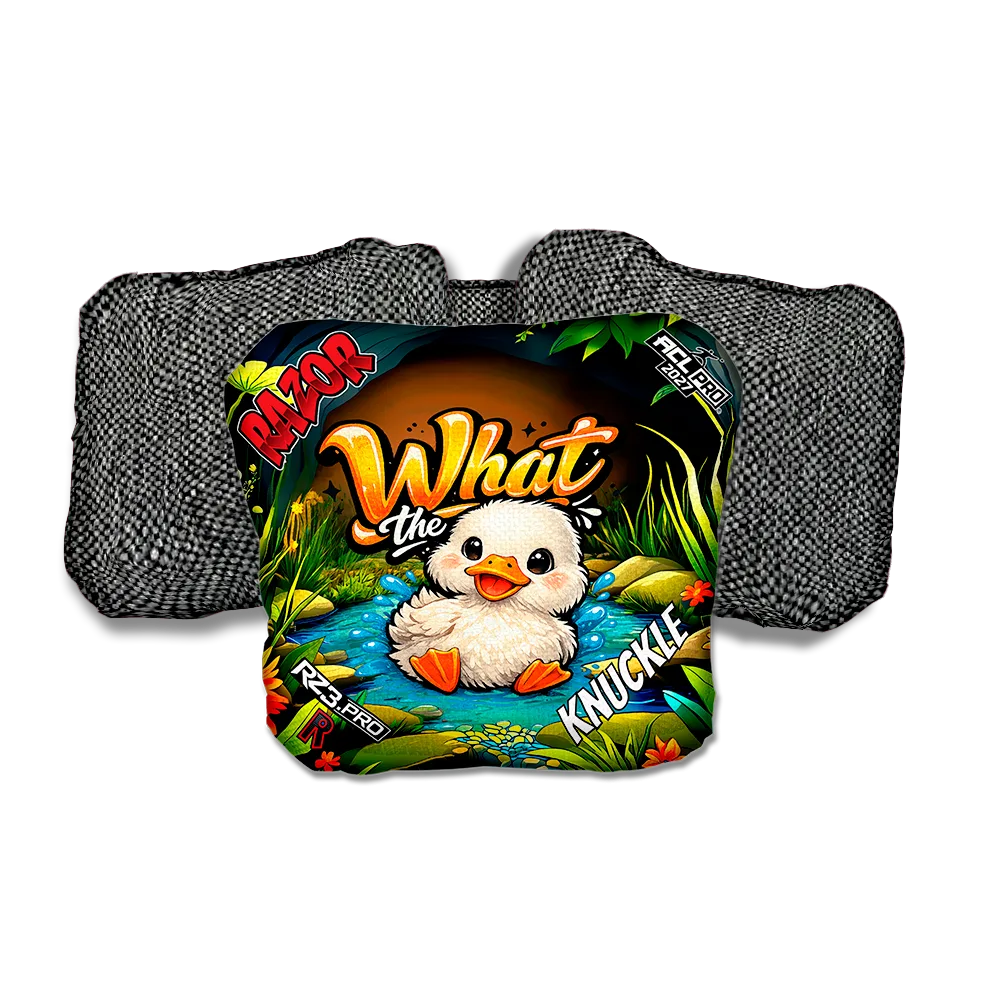 Knuckle PRO WTD Gray Back Cornhole Bags