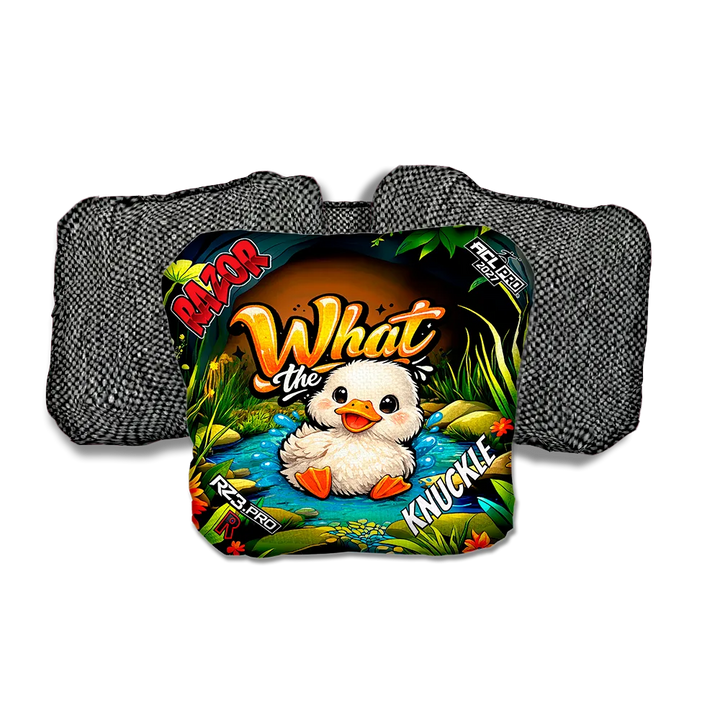 Knuckle PRO WTD Gray Back Cornhole Bags