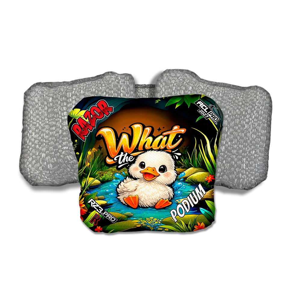 Podium PRO WTD Silver Back Cornhole Bags