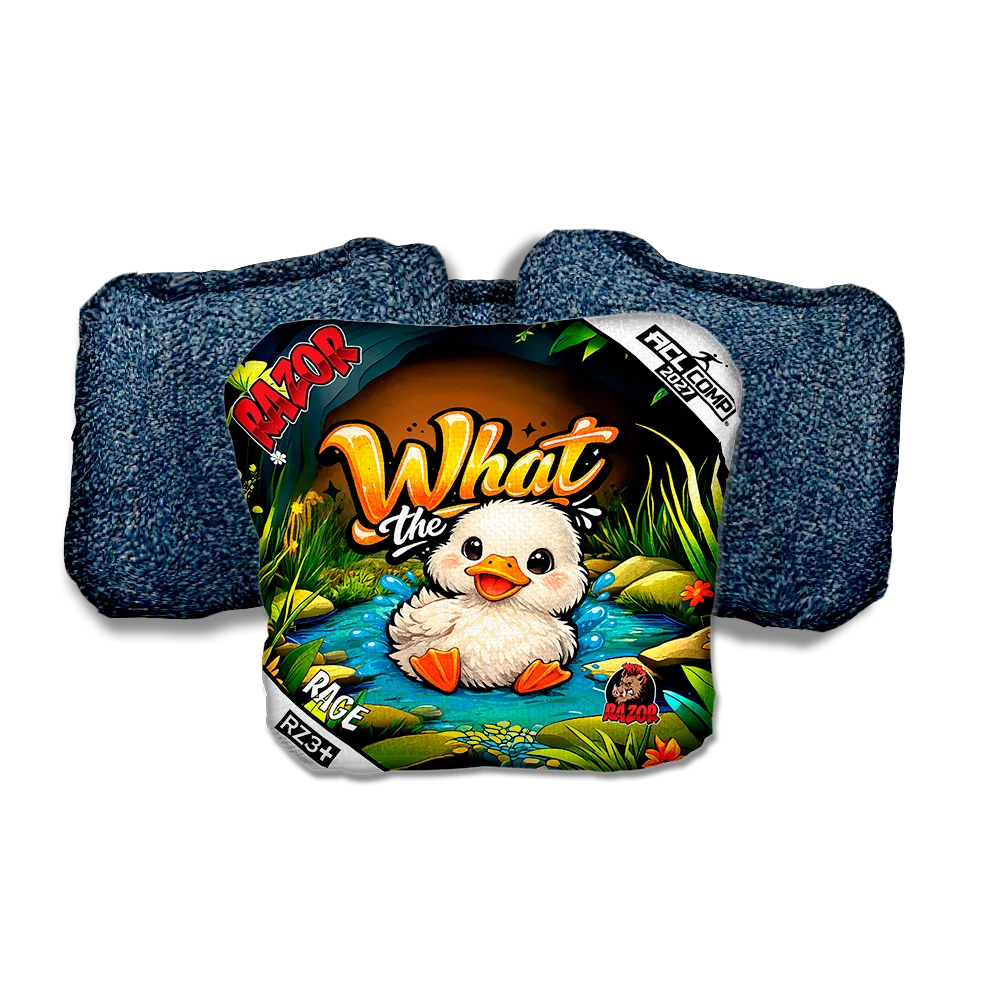 Rage COMP WTD Blue Back Cornhole Bags
