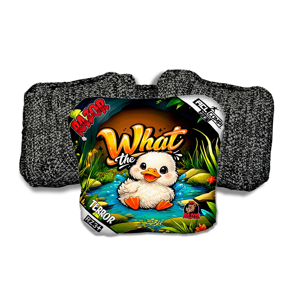 Terror COMP WTD Black Back Cornhole Bags