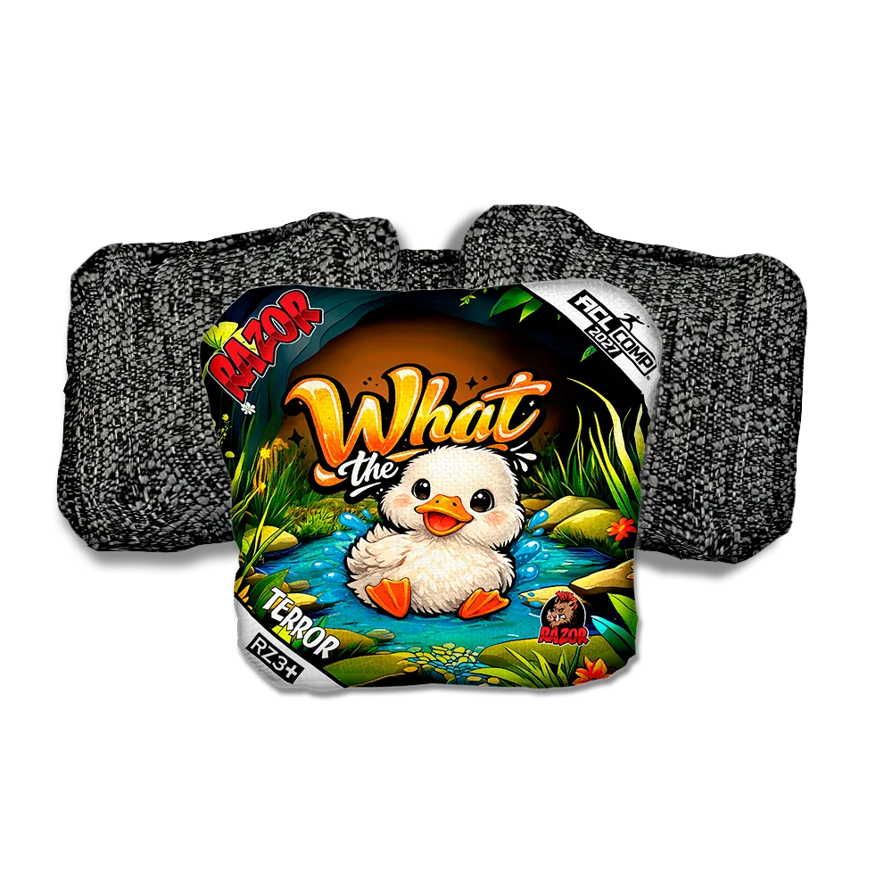 Terror COMP WTD Black Back Cornhole Bags