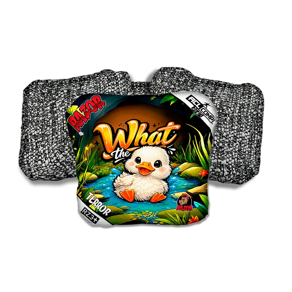Terror COMP WTD Salt Pepper Back Cornhole Bags