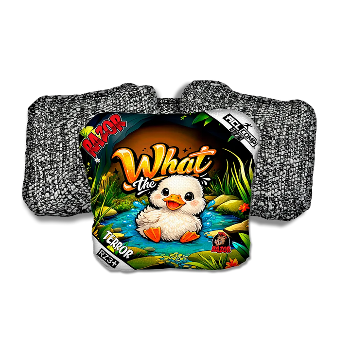 Terror COMP WTD Salt Pepper Back Cornhole Bags