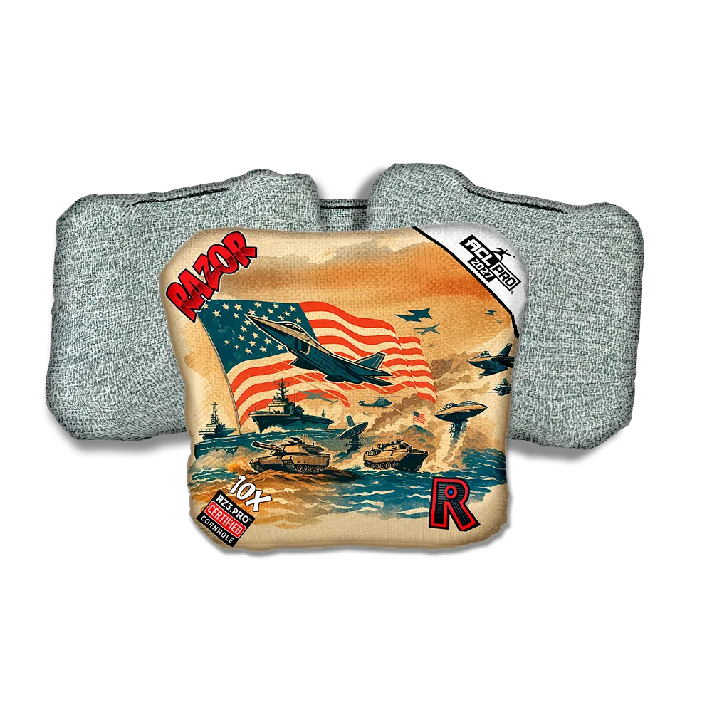 10 X PRO Warpath Light Back Cornhole Bags