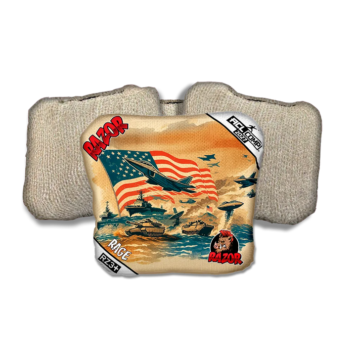 Rage COMP Warpath Tan Back Cornhole Bags