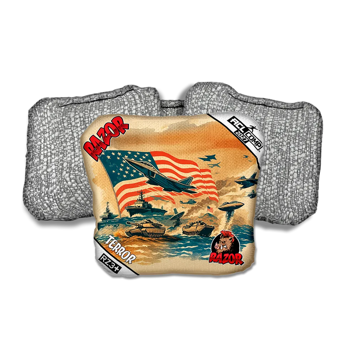 Terror COMP Warpath Silver Back Cornhole Bags
