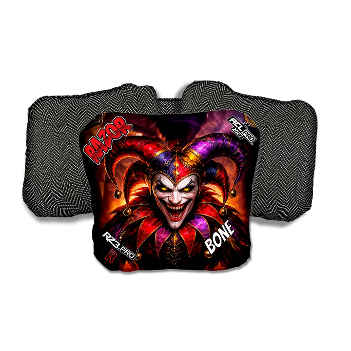 Bone PRO Wildcard Black Back Cornhole Bags