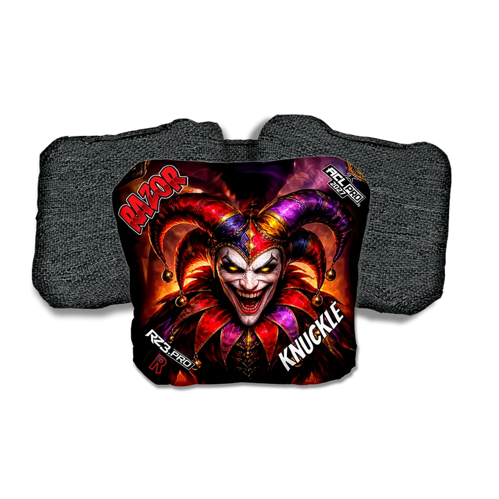 Knuckle PRO Wildcard Black Back Cornhole Bags