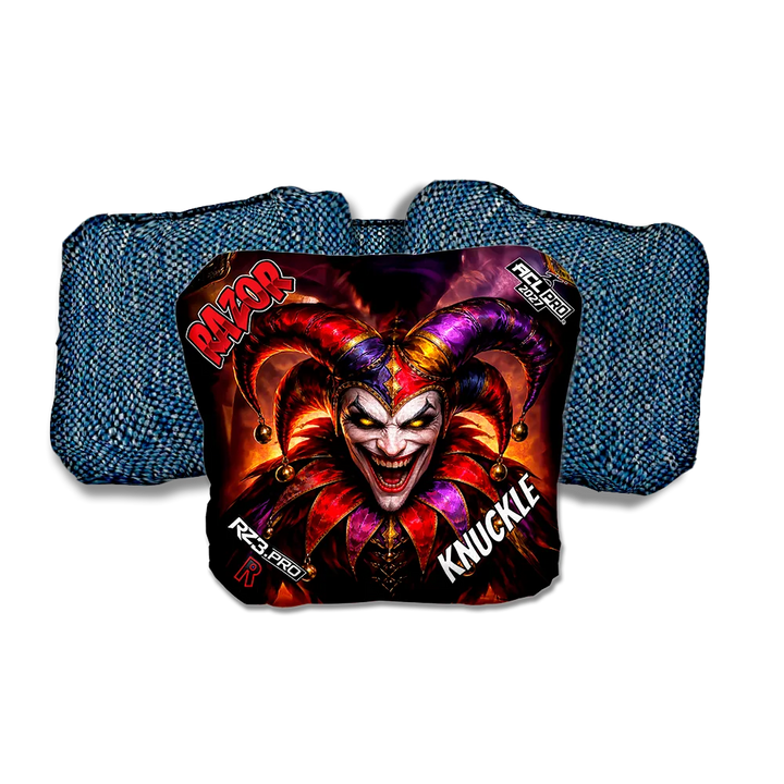 Knuckle PRO Wildcard Blue Back Cornhole Bags
