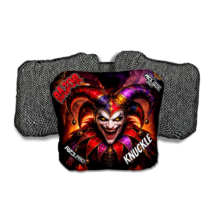 Knuckle PRO Wildcard Gray Back Cornhole Bags