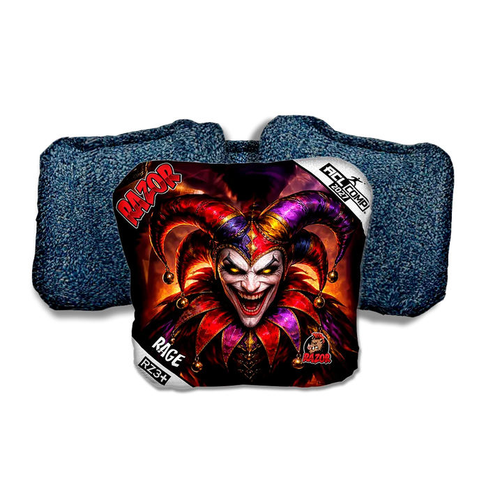 Rage COMP Wildcard Blue Back Cornhole Bags