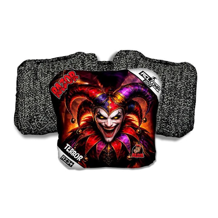 Terror COMP Wildcard Black Back Cornhole Bags