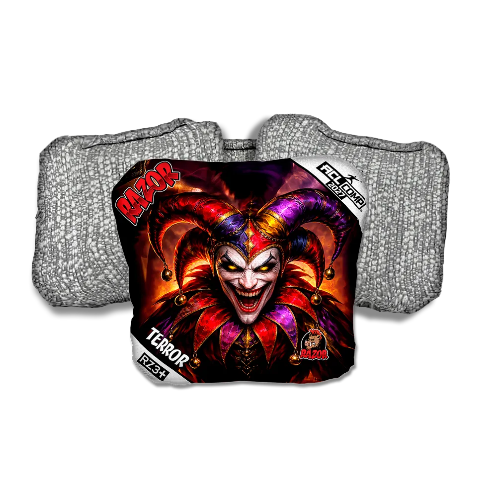 Terror COMP Wildcard Silver Back Cornhole Bags