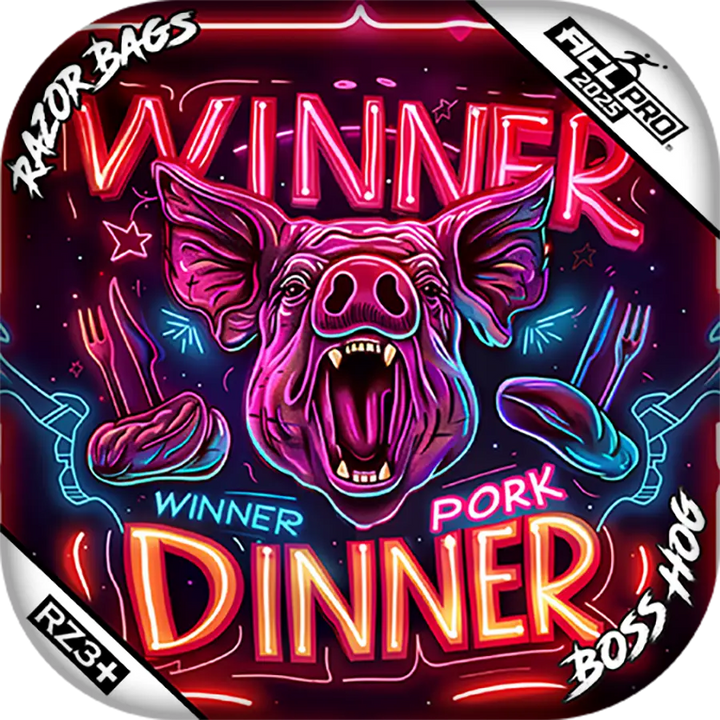 Boss Hog | Pork Dinner | ACL PRO Cornhole Bags by Razor Bags (Razor Cornhole)