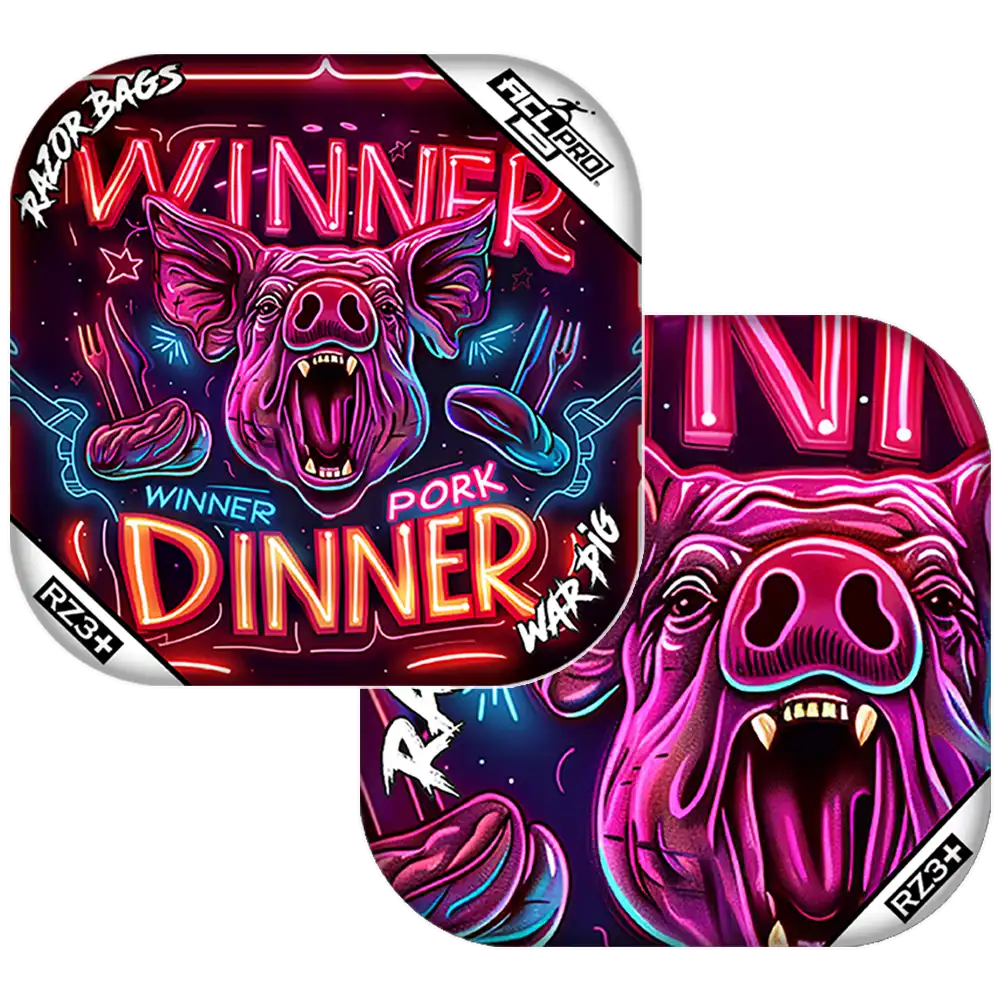 War Pig | Pork Dinner | ACL PRO Razor Cornhole Bags