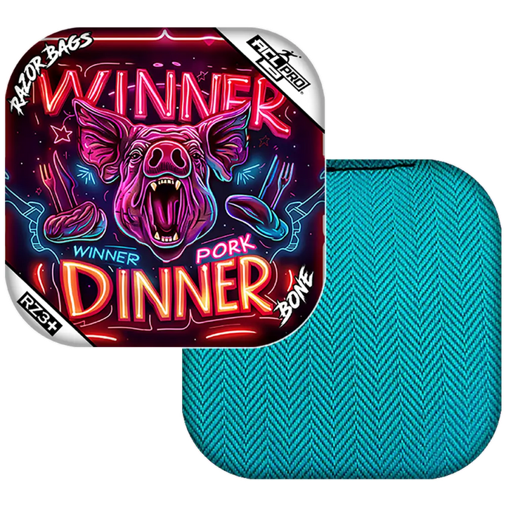 Bone | Pork Dinner | ACL PRO Razor Cornhole Bags