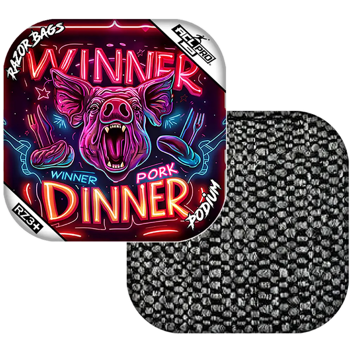 Podium | Pork Dinner | ACL PRO Razor Cornhole Bags