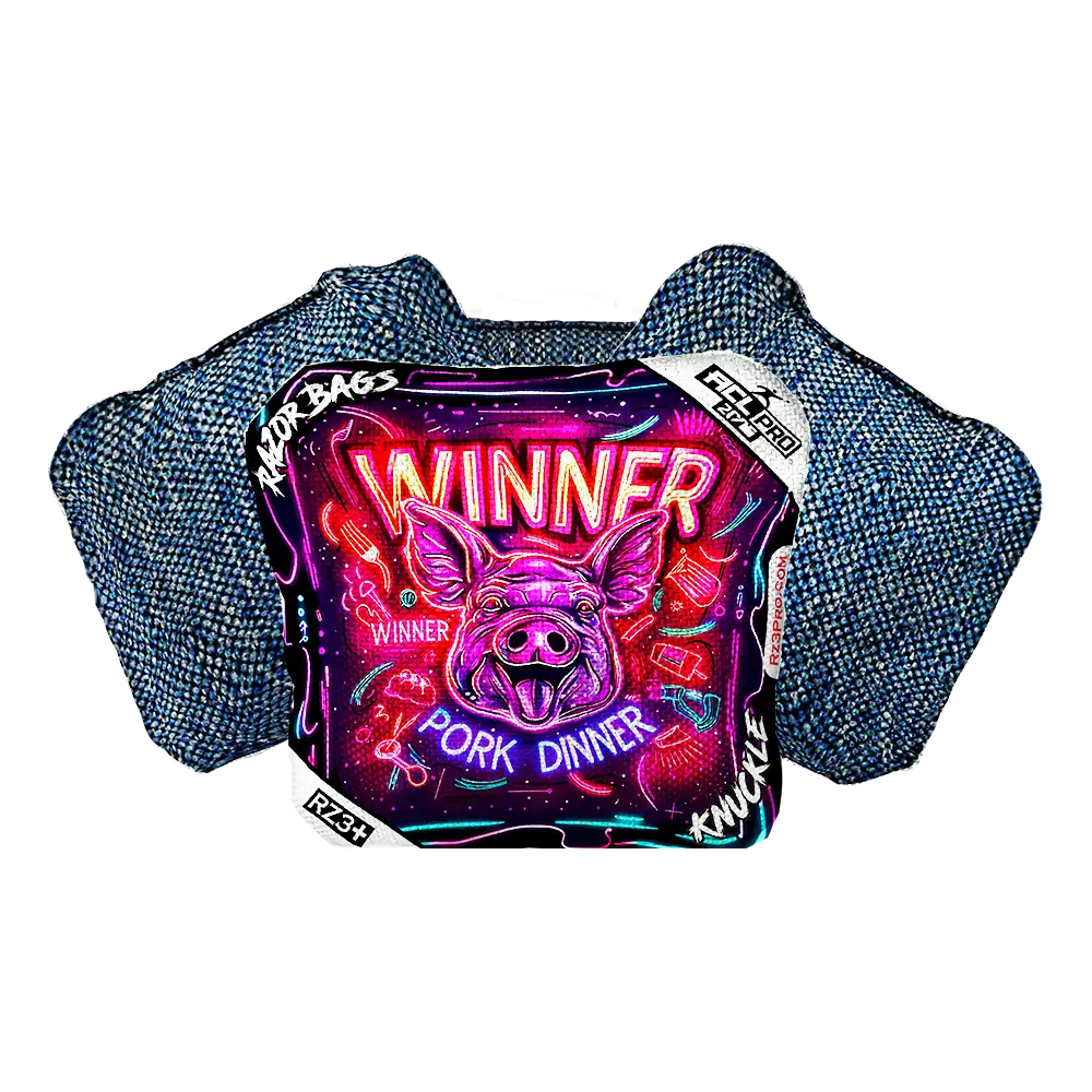 Knuckle | Winner Winner Pork Dinner | ACL PRO Razor Cornhole Bags