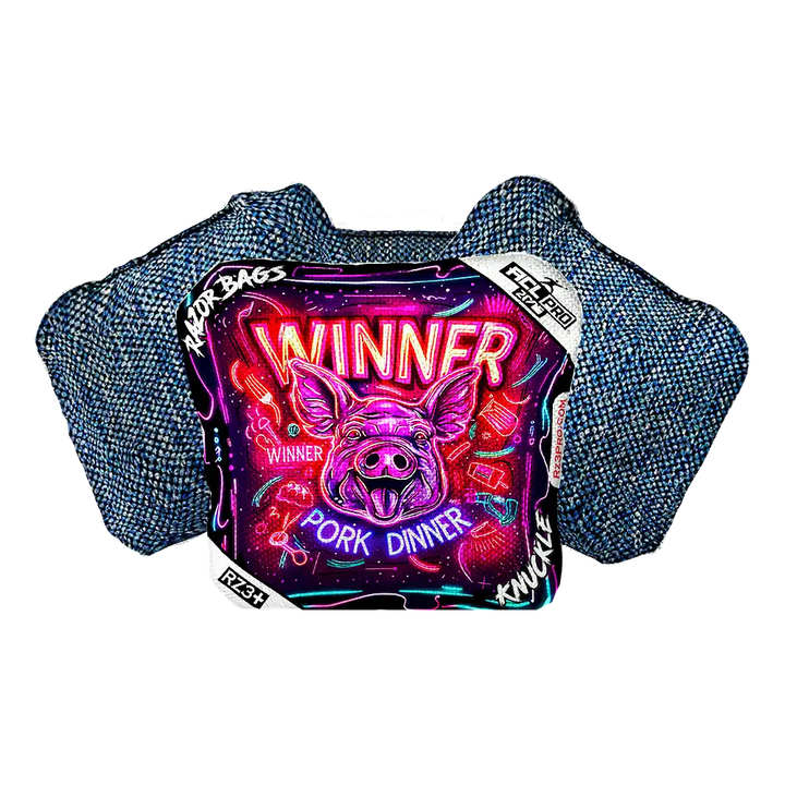 Knuckle | Winner Winner Pork Dinner | ACL PRO Razor Cornhole Bags