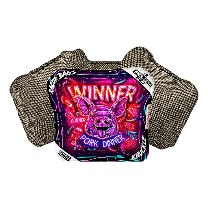 Knuckle | Winner Winner Pork Dinner | ACL PRO Razor Cornhole Bags