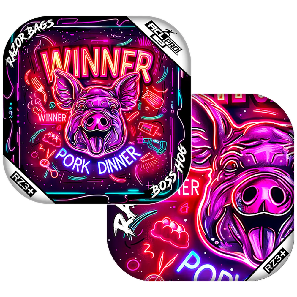 Boss Hog | Winner Winner Pork Dinner | ACL PRO Razor Cornhole Bags
