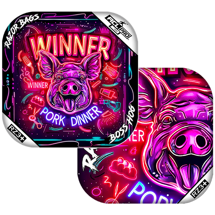 Boss Hog | Winner Winner Pork Dinner | ACL PRO Razor Cornhole Bags