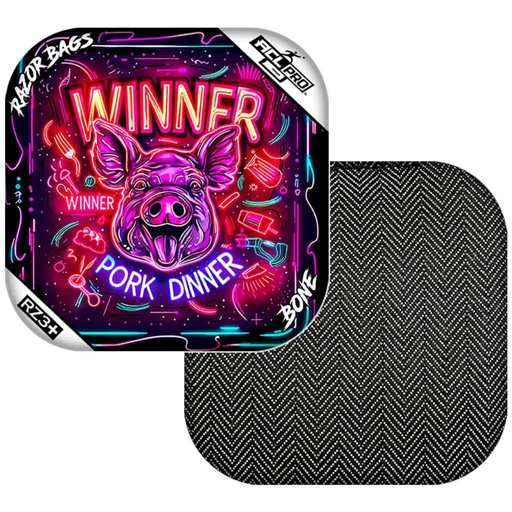 Bone | Winner Winner Pork Dinner | ACL PRO Razor Cornhole Bags