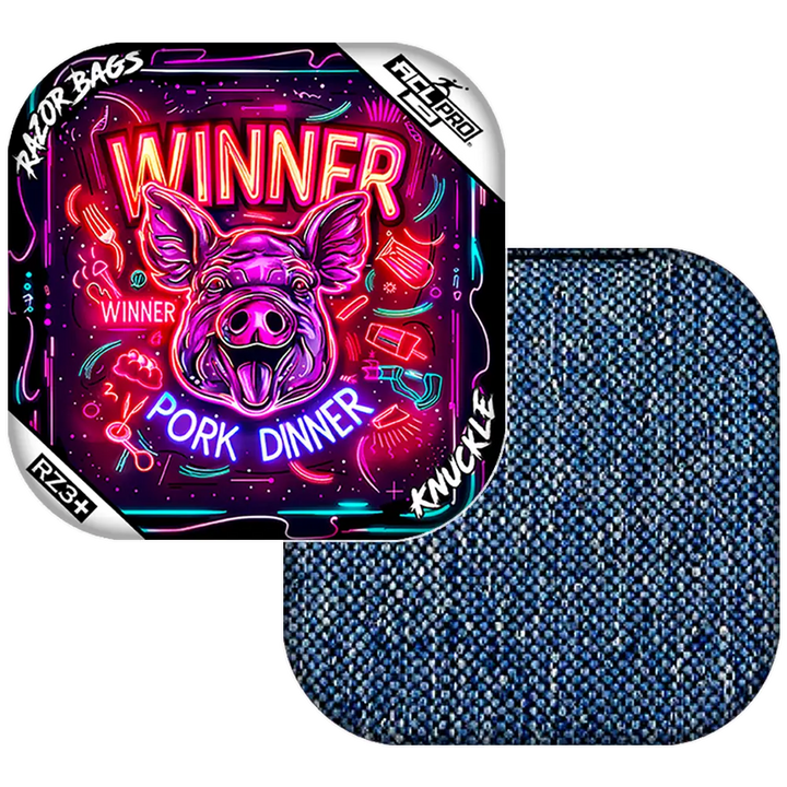 Knuckle | Winner Winner Pork Dinner | ACL PRO Razor Cornhole Bags