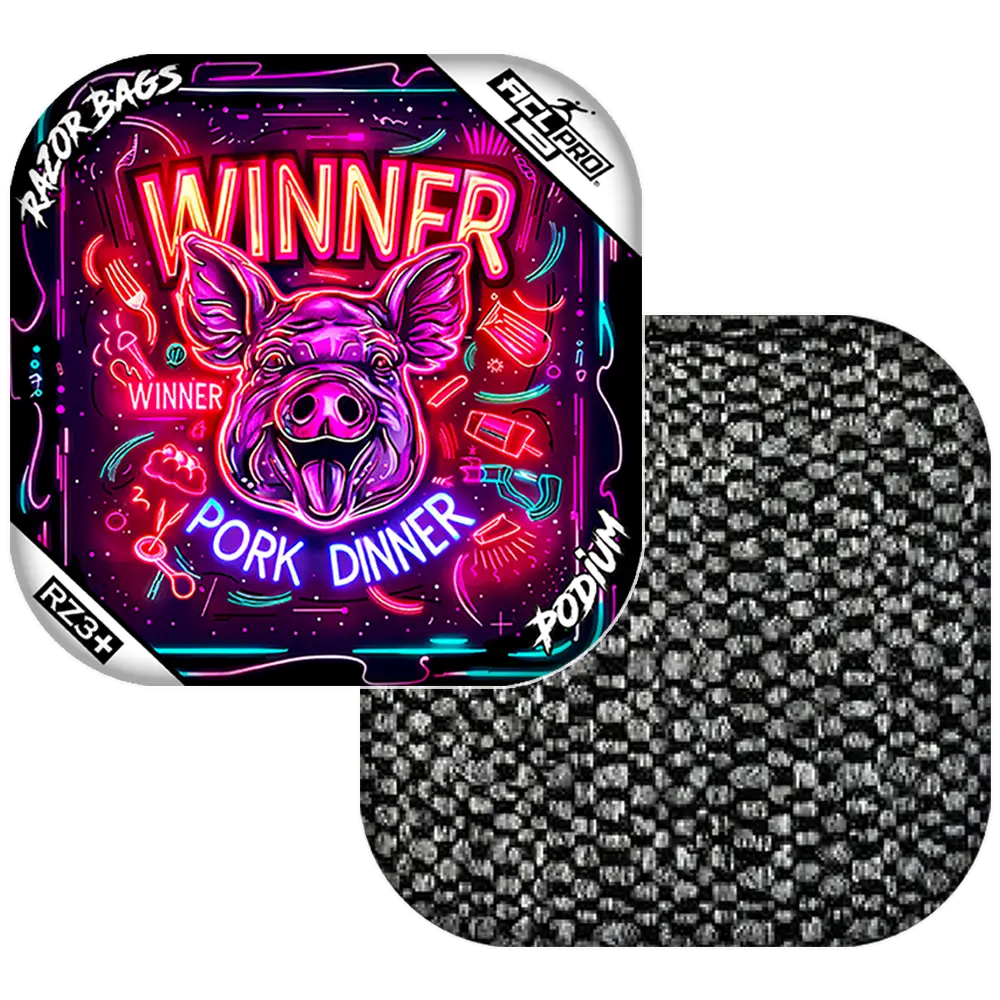 Podium | Winner Winner Pork Dinner | ACL PRO Razor Cornhole Bags