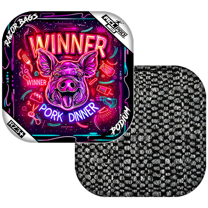 Podium | Winner Winner Pork Dinner | ACL PRO Razor Cornhole Bags