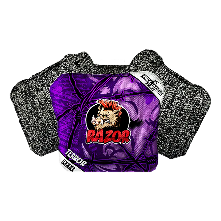 Terror | Tribal Purple | ACL COMP Razor Cornhole Bags