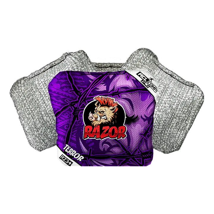 Terror | Tribal Purple | ACL COMP Razor Cornhole Bags