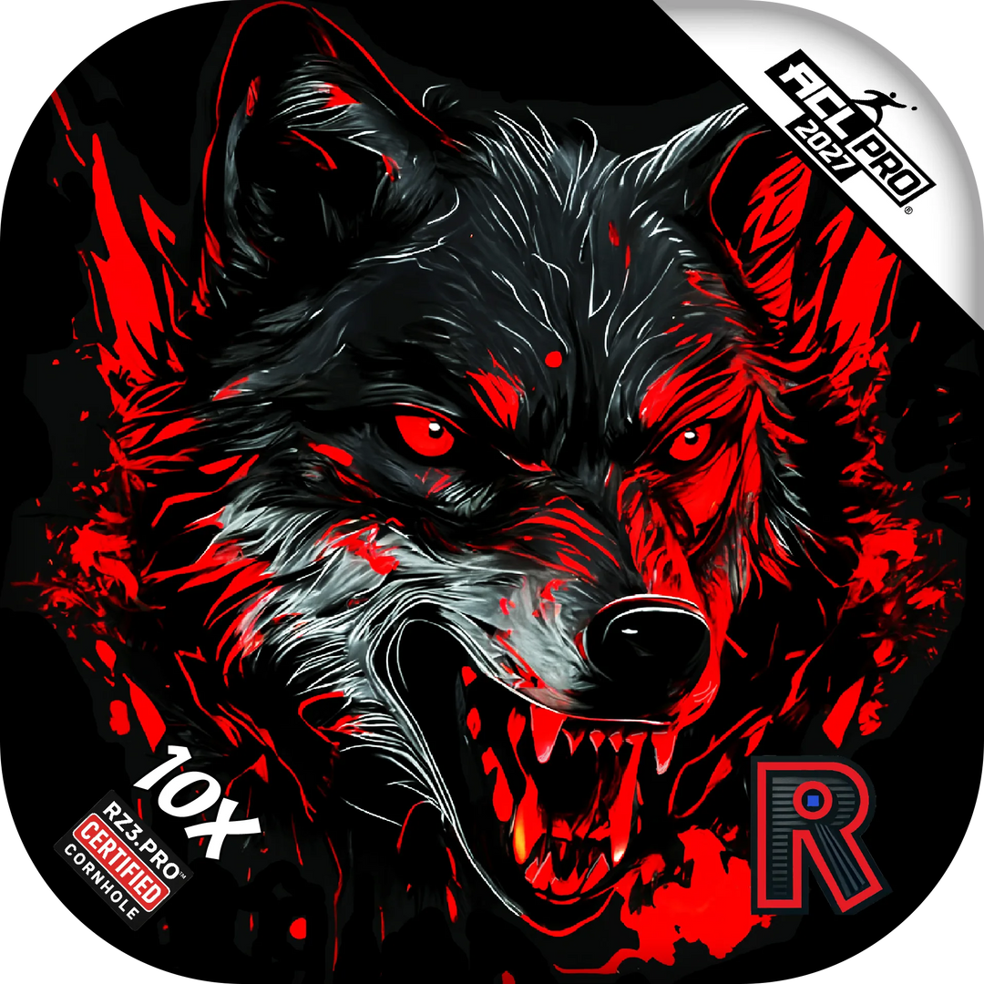 10 X PRO Wolf Black Series Cornhole Bags