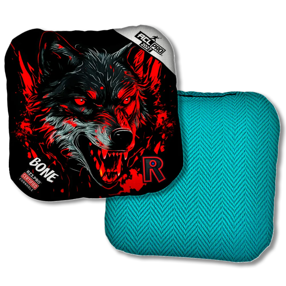 Bone PRO Wolf Black Series Teal Back Product View