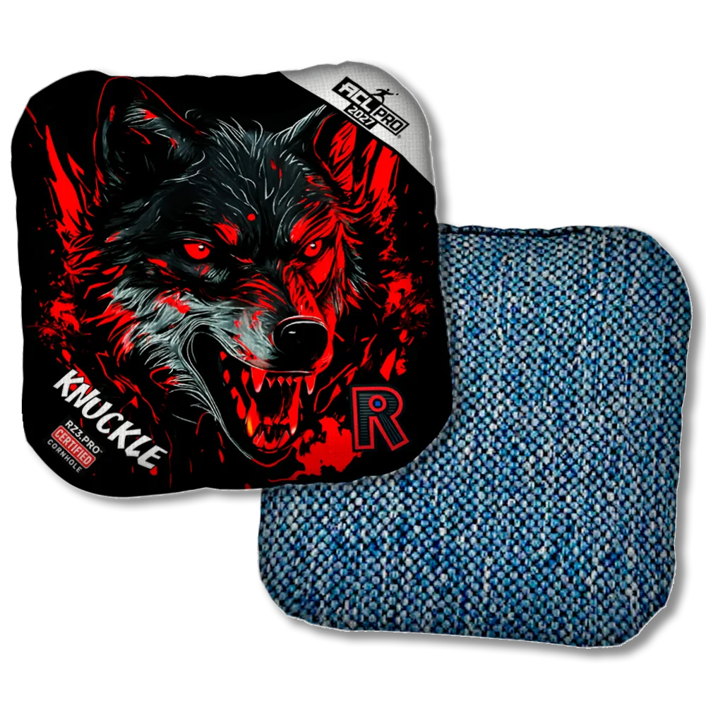 Knuckle PRO Wolf Black Series Blue Back Product View