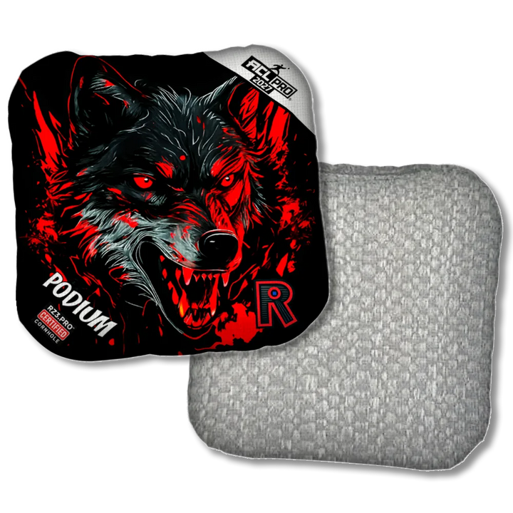 Podium PRO Wolf Black Series Silver Back Product View