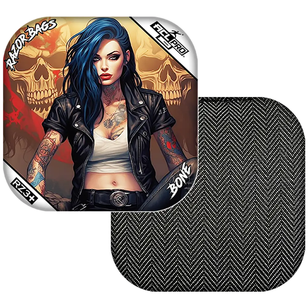 Bone | Woman Skulls | ACL PRO Razor Cornhole Bags
