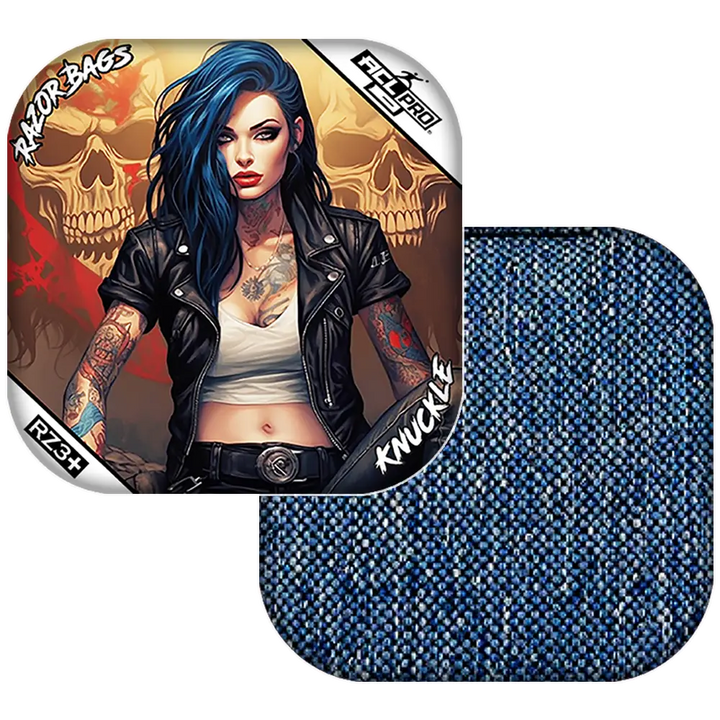 Knuckle | Woman Skulls | ACL PRO Razor Cornhole Bags