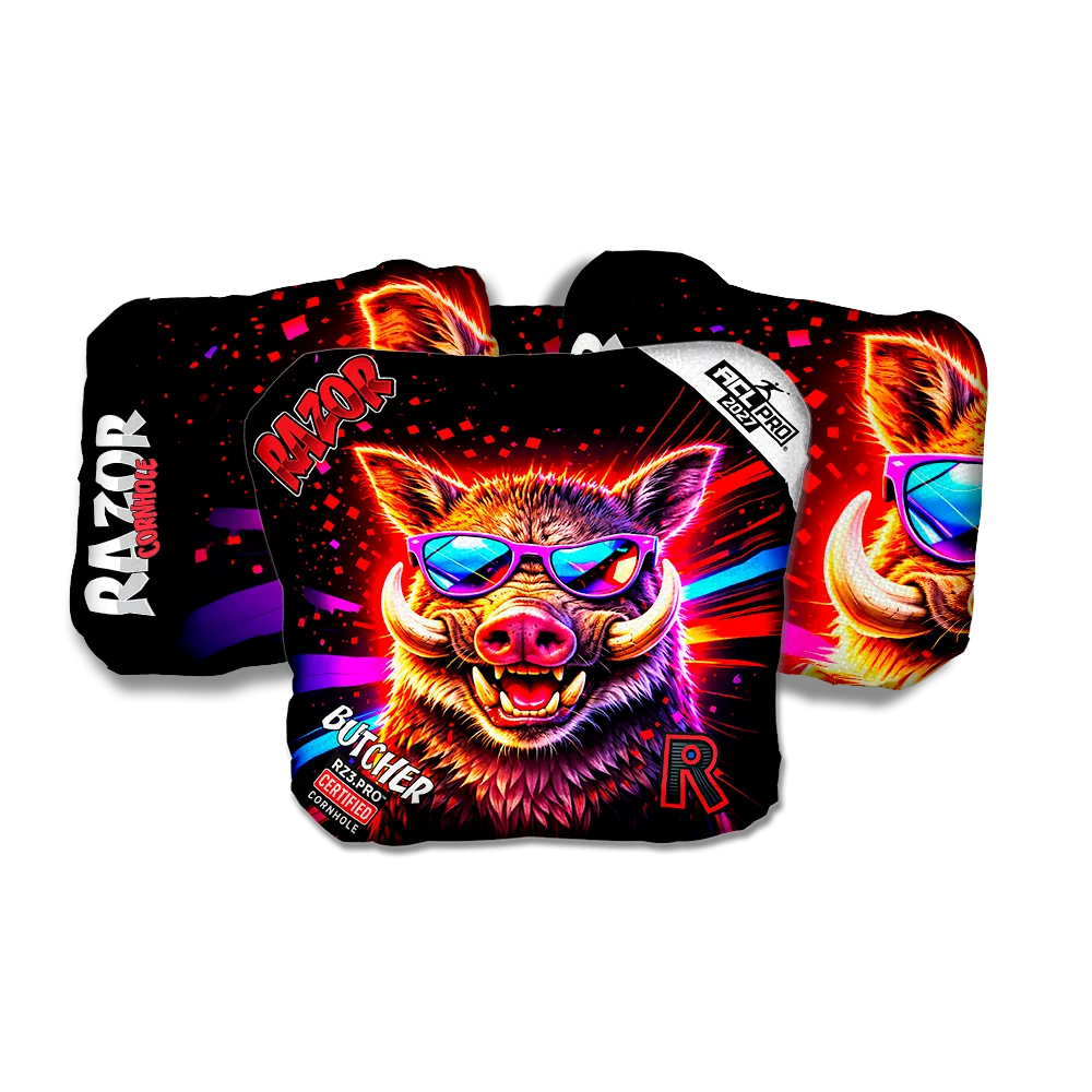 Butcher PRO Worthog Party Animals Cornhole Bags