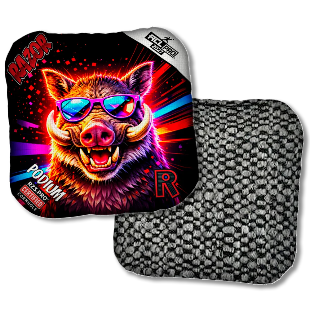 Podium PRO Worthog Party Animals Black Back Product View