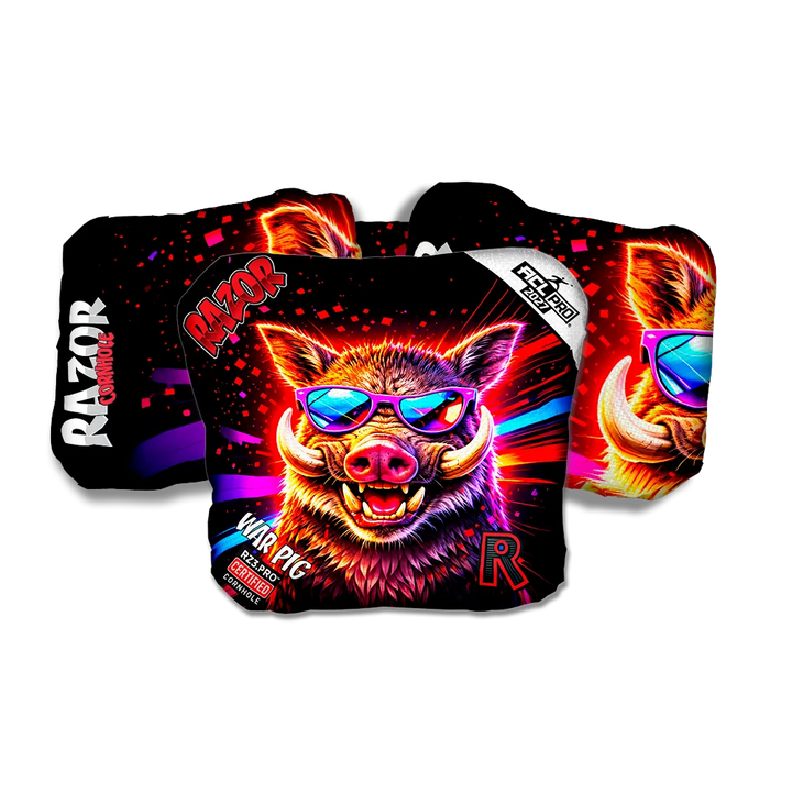 War Pig PRO Worthog Party Animals Cornhole Bags