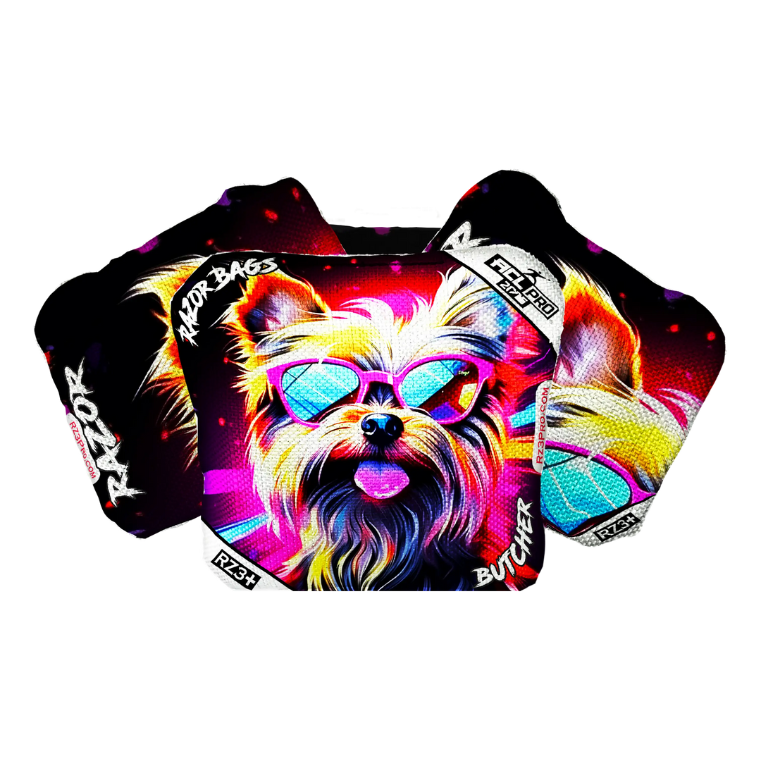 Butcher | Yorkie | ACL PRO Razor Cornhole Bags | Razor Bags