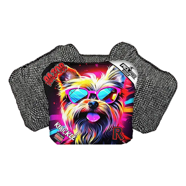 Knuckle | Yorkie | ACL PRO Razor Cornhole Bags