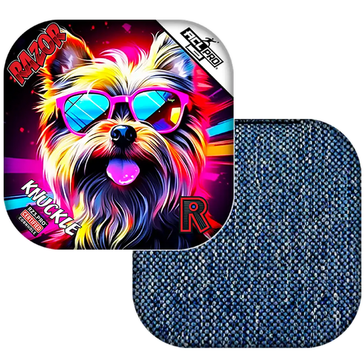 Knuckle | Yorkie | ACL PRO Razor Cornhole Bags