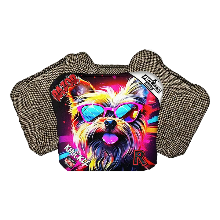 Knuckle | Yorkie | ACL PRO Razor Cornhole Bags